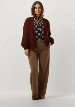 bruine another label wijde broek izzy pants