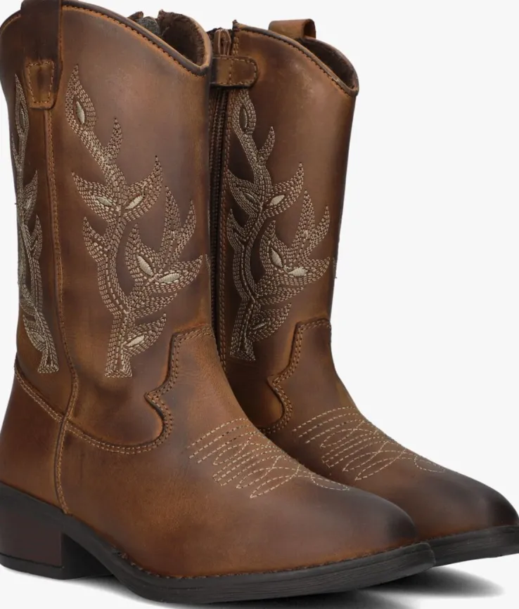 bruine apples & pears cowboylaarzen b0011983