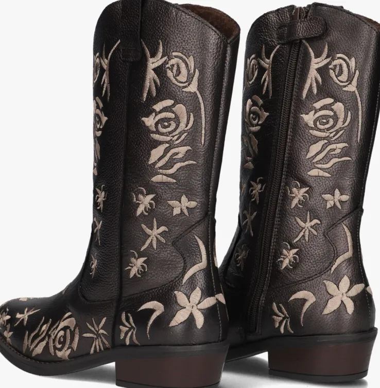 bruine apples & pears cowboylaarzen b0012637