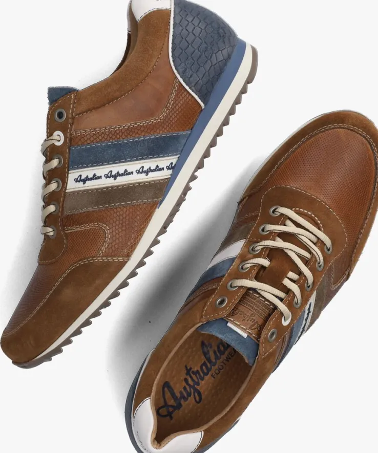 bruine australian lage sneakers camaro