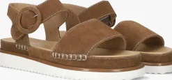 bruine ayana platte sandalen 11865