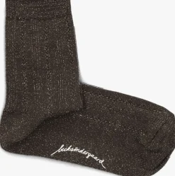 bruine becksondergaard sokken glitter drake sock