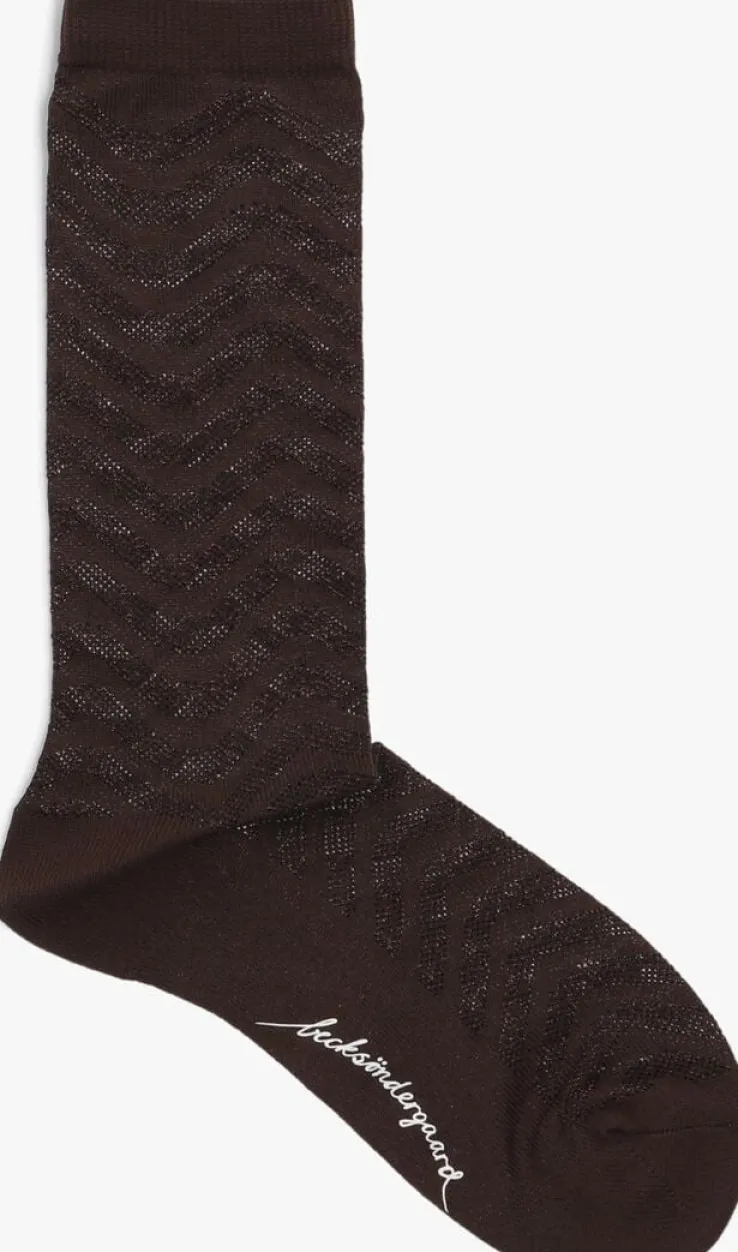 bruine becksondergaard sokken mina glitter sock