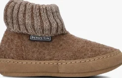 bruine bergstein pantoffels cozy lux