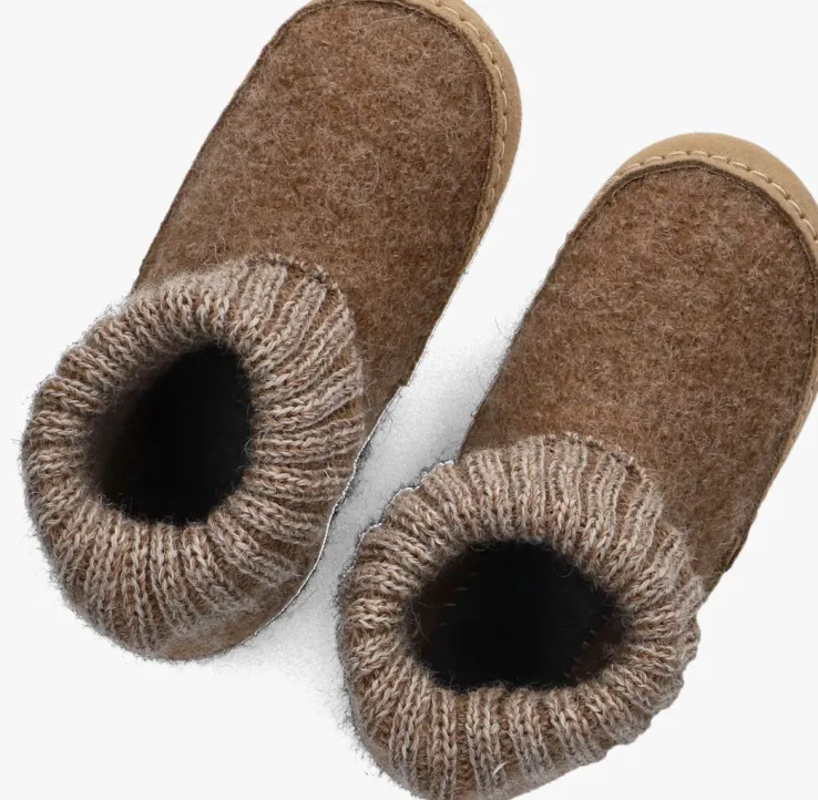 bruine bergstein pantoffels cozy lux