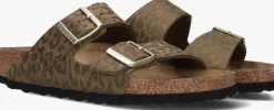 bruine birkenstock slippers arizona bs