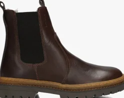 bruine bisgaard enkelboots neo lamb