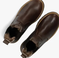 bruine bisgaard enkelboots neo lamb