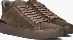 bruine blackstone hoge sneakers yg22