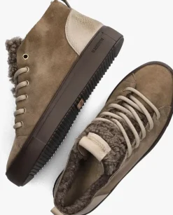 bruine blackstone hoge sneakers arnaq