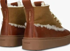 bruine blackstone hoge sneakers sermeq nivi