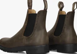 bruine blundstone chelsea boots women's high top