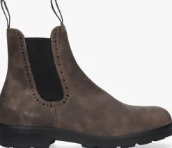 bruine blundstone chelsea boots women's high top