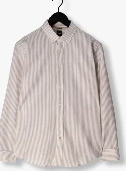 bruine boss klassiek overhemd c-hal-bd-c1