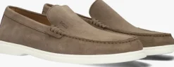 bruine boss loafers sienne