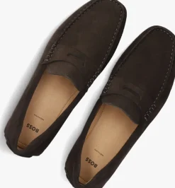 bruine boss mocassins noel