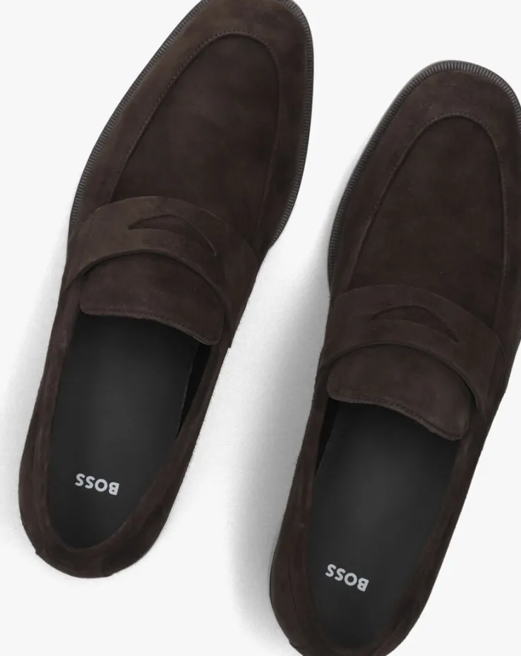 bruine boss nette schoenen limber