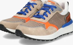 bruine braqeez lage sneakers vic vienna