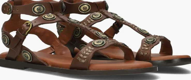 bruine bronx sandalen sky-ler 85036-w