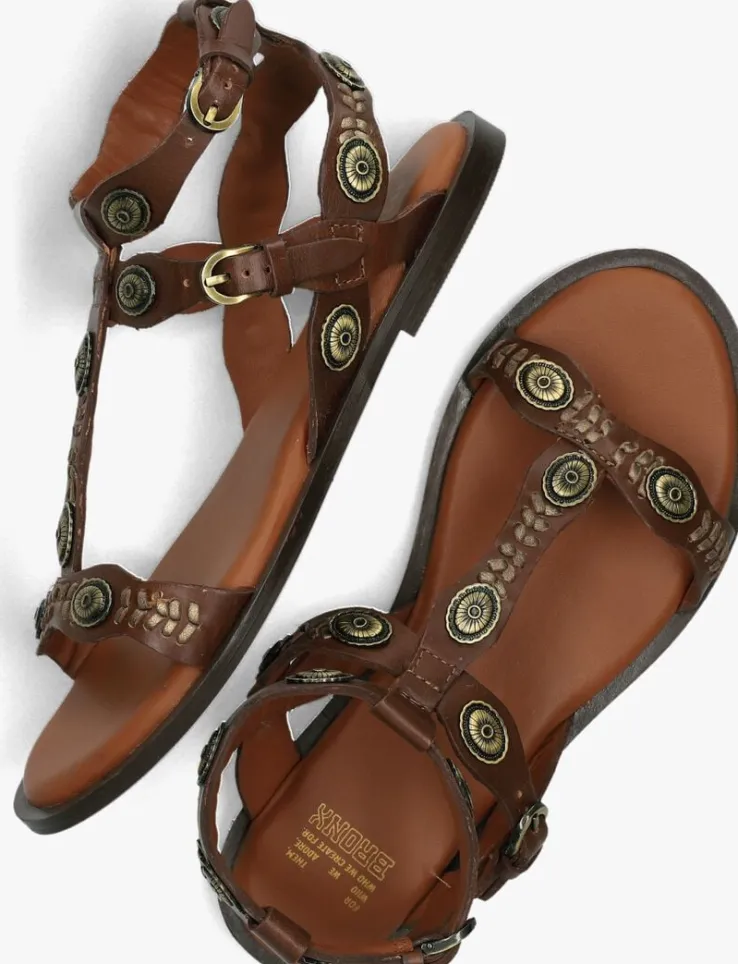 bruine bronx sandalen sky-ler 85036-w