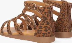 bruine bullboxer platte sandalen agg021f1s