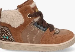 bruine bunniesjr hoge sneakers pascal pit