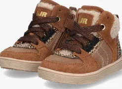 bruine bunniesjr hoge sneakers pascal pit