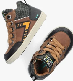 bruine bunniesjr hoge sneakers philip pit