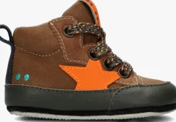 bruine bunniesjr lage sneakers zilke zacht