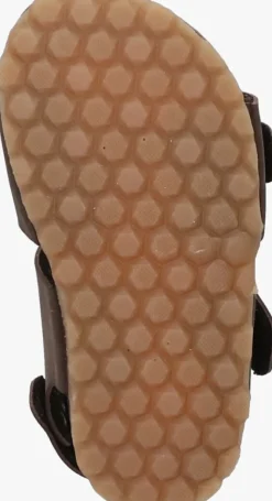 bruine bunniesjr platte sandalen bonny beach