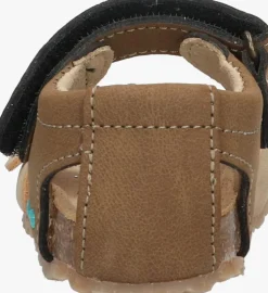 bruine bunniesjr platte sandalen briz beach