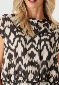 bruine by-bar blouses lode brown batik blouse