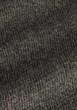 bruine cast iron trui r-neck cotton mouline slub