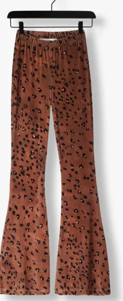 bruine catwalk junkie flared broek tr megan