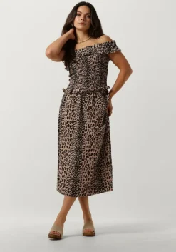 bruine catwalk junkie top off-shoulder smock top