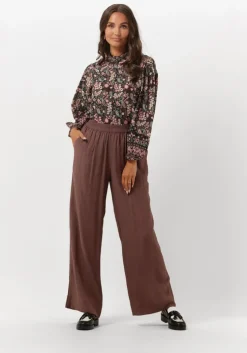 bruine catwalk junkie wijde broek tr carol