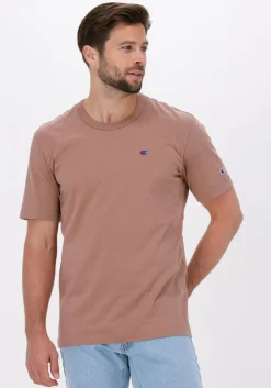 bruine champion t-shirt crewneck t-shirt 216545