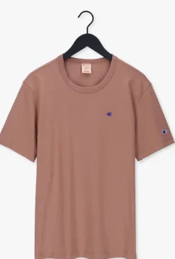 bruine champion t-shirt crewneck t-shirt 216545