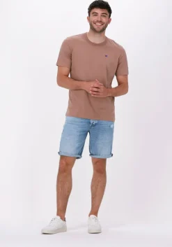 bruine champion t-shirt crewneck t-shirt 216545