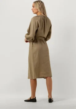 bruine circle of trust midi jurk pauline dress