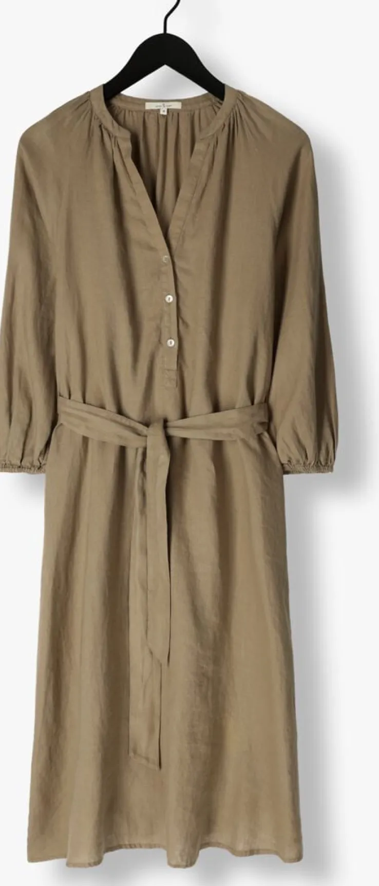 bruine circle of trust midi jurk pauline dress