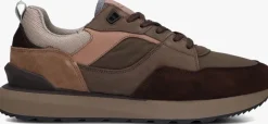 bruine clay lage sneakers 13833