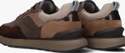 bruine clay lage sneakers 13833