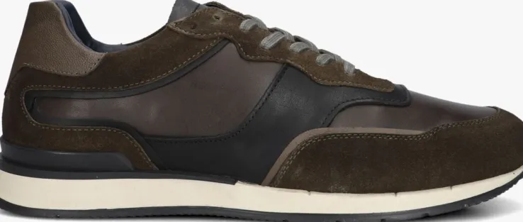 bruine clay lage sneakers cl124h540