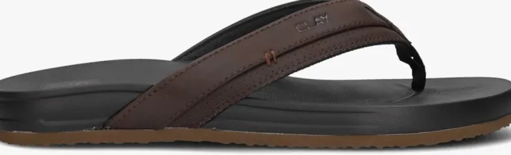 bruine clay slippers clay003