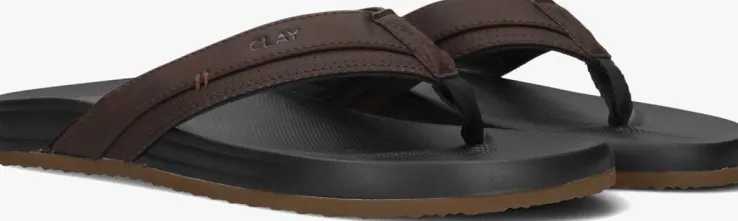 bruine clay slippers clay003