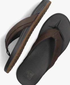 bruine clay slippers clay003