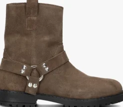 bruine clic! biker boots 21125