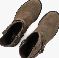 bruine clic! biker boots 21125