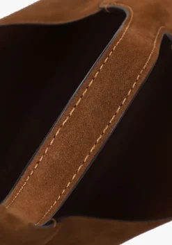 bruine coach schoudertas brooklyn bag 39